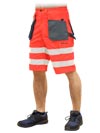 LH-FMNX-TS | red-grey-black | Protective short trousers