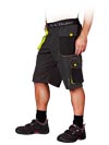 LH-FMN-TS | steel-black-yellow | Protective short trousers