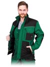 LH-FMNW-J | green-black-grey | Protective insulated jacket
